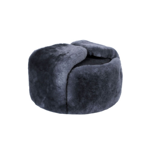 Ушанка военная с натуральным мехом