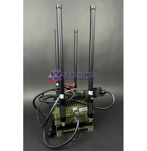 «РОМАШКА-4 (GEN_4)» - блокиратор/подавитель дронов FPV, мощностью 200Вт / 4 канала / работа от 24 или 220 вольт