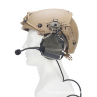 Тактические активные наушники с адаптером под шлем и шумоподавлением  •ZTAC Peltor COMTAC II