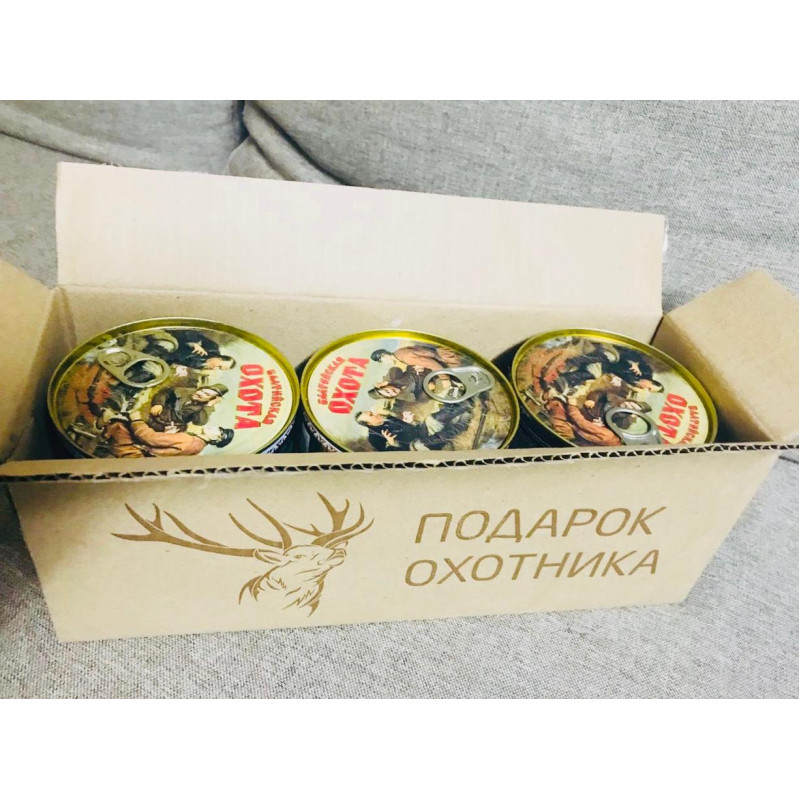 Подарочные наборы охотника (6 Консервы)