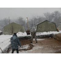 Палатка армейская каркасная М-10