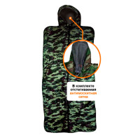 Спальный мешок из натуральной овчины (Камуфляж)